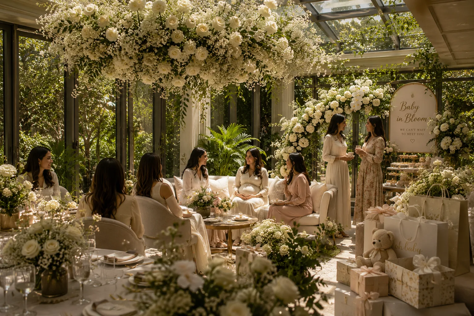Luxury lunch styling